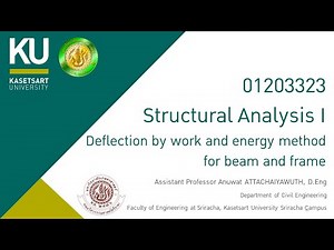 Structural Analysis I: Deflection by virtual work method for beam and frame