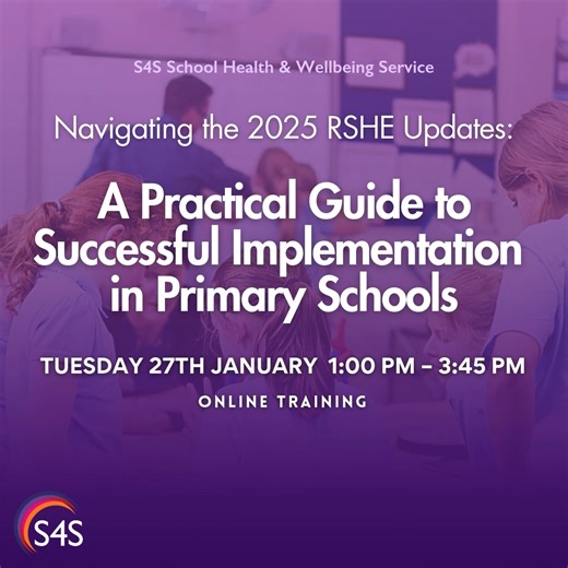Online Training Navigating the 2025 RSHE Updates: A Practical Guide to Successful Implementation in Primary Schools Tuesday 27th January 1:00pm – 3:45pm Join us for an engaging online training session designed to help primary school colleagues confidently navigate the 2025 RSHE updates and prepare for full implementation by September 2026. In this interactive session, you’ll dive into the updated statutory RSHE guidance, pinpoint key actions for implementation, discover best practice for RSE pol