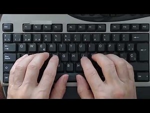 Typing skills How to Place Your Fingers on the keyboard