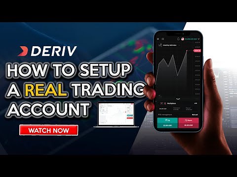 How to Create a LIVE TRADING ACCOUNT on Deriv | Make DEPOSIT and WITHDRAWAL