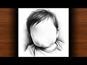 How to Draw a Hyper Realistic Baby Face | Easy & Step by Step Pencil Sketch