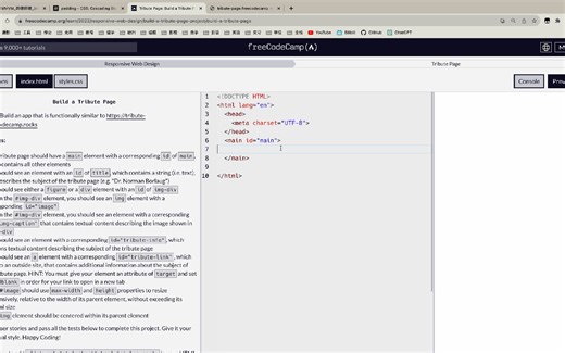在freeCodeCamp学习前端（7）Tribute Page