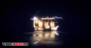 دانلود رایگان پروژه آماده افترافکت : لوگو الکتریسیته   موسیقی Electric Glossy Logo Reveal – تایم کد
