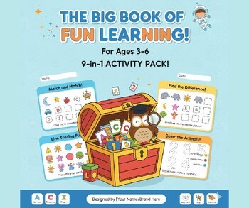 The Big Book of Fun Learning 9-in-1 Kids Activity Pack