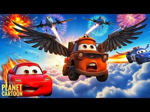 The Flying Truck’s Story! 🚚✈️ | Pixar Cars | Kids Cartoon