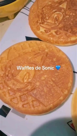 Recetas de waffles con temática de Sonic para un desayuno genial