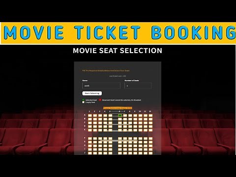 Movie Ticket Booking System || Cinema Booking System || LazyCoder