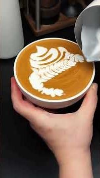 85-Second Latte Art Tutorial: Watch This Perfect Pour! #latteart #coffeeart #baristaskills