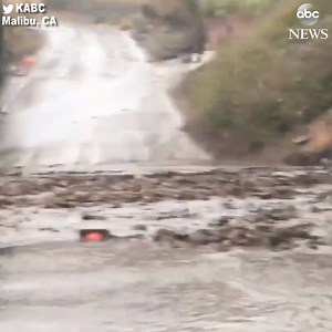 388K views · 3K reactions | Massive mudslides in Southern California shut down the Pacific Coast Highway and other roads in neighborhoods that the Woolsey Fire destroyed last month. https://abcn.ws/2Ehpeqb | ABC News | Facebook