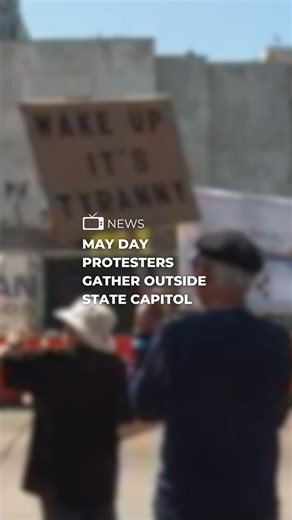 3.1K views · 549 reactions | Protesters gathered outside the State Capitol building in Salem for May Day, or International Workers Day. More on the FOX 12 app. | FOX 12 Oregon | Facebook
