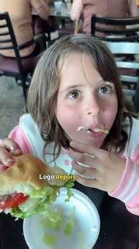 Who ate more at the all-inclusive resort in Minas Gerais? Dad or daughter? 😱