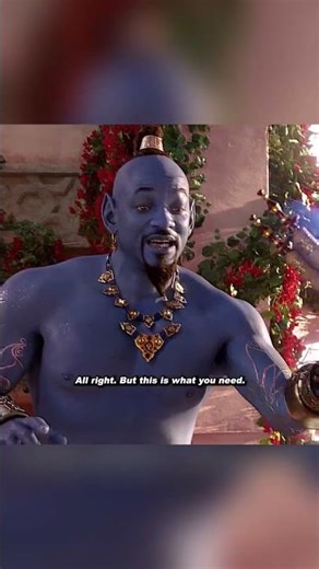 Aladdin Used His Final Wish to FREE Genie?! 😱🧞‍♂️💙 #short