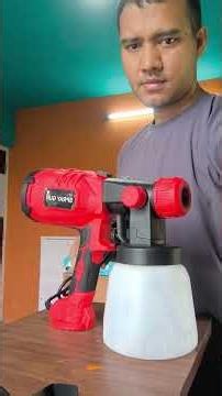 Unboxing and setup electric paint spray gun 🔫 😊
