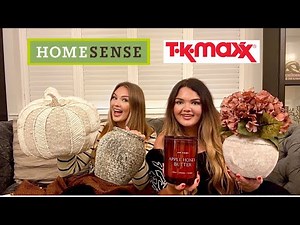 HOMESENSE & TK MAXX autumn decor haul 2025