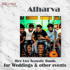 Hire Live Acoustic Bands that will make you tap your feet to their electrifying music, for your Weddings & other events! DM for details. . . #bands #musicbands #artistsbyinsomnia #eventsbyinsomnia #insomniaevents #music #weddingsbyinsomnia #hire #artistmanagement #eventmanagement #artists #singers #dj #liveperformance #eventplanning #insomnia | Insomnia Events