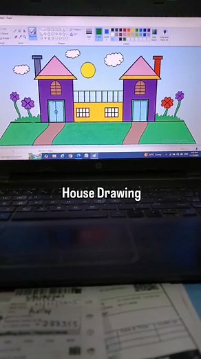 House Drawing in Ms paint 🎨🖥️🏠🏡✏️📝.. .. .. .. .. #trending #reels #viral #house #drawing #painting #computer #education #shorts #instagood #instagram #viralreels #explore #explorepage #spcomputer12 | Spcomputer12