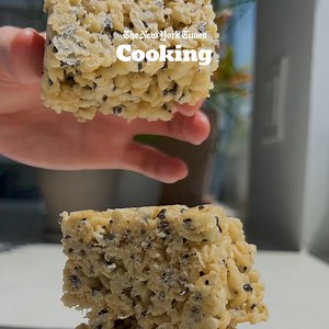 21M views · 441 reactions | Subscribe for foolproof five-star recipes like these irresistible Black Sesame Rice Krispies Treats, daily dinners and more. | NYT Cooking | Facebook