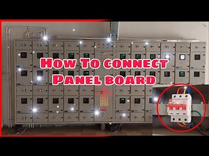 30 metars Panel Board with 400 amps M.c.c.b Connection in apartment | Telugu
