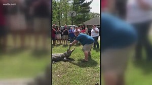 Louisiana man's alligator gender reveal video goes viral