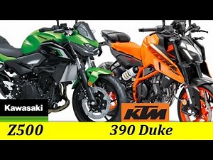 KTM 390 Duke vs Kawasaki Z500 | Compare Kawasaki Z500 And KTM 390 Duke | 2024