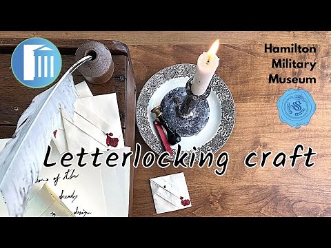 Try Letterlocking with The Hamilton Military Museum | Hamilton Civic Museums