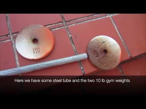 Make a 20 lb slide hammer using a gym weight