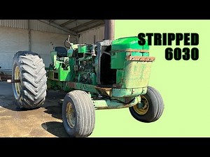 John Deere 6030 Restoration Update. Stripping panels!