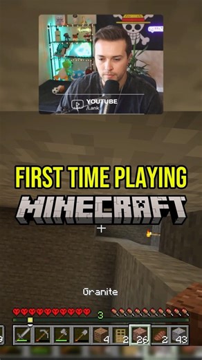 First Time Playing Minecraft