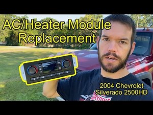 AC/Heater Control Module Replacement | 03-06 Chevy/GM