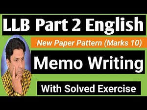 Memo Writing | Memorandum Writing | Explained with Examples ||