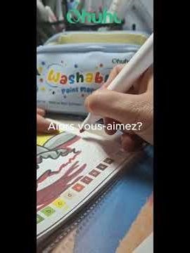 Colo mystère tome Schtroumpfs Feutres paint markers OHUHU #coloring #ohuhumarkers #codepromo #color