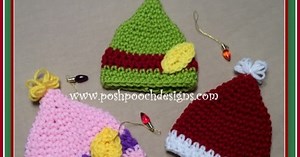 Mini Elf Hat Crochet Pattern