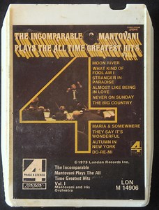 Mantovani And His Orchestra - The Incomparable Mantovani Plays The All Time Greatest Hits, Vol. 1