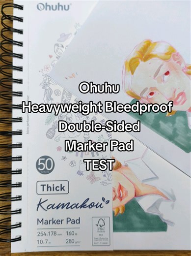 Testing Ohuhu Heavyweight Bleedproof Marker Pad