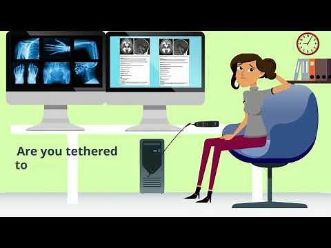 Dictate wirelessly into PowerScribe 360 with the Philips SMP4000 SpeechMike Premium Microphone