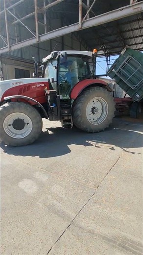 STEYR CVT6170 41°C #farming #agriculture #farm #landwirtschaft #farmlife #rolnictwo #farmer #steyr