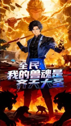 【Multi Sub】《全民：我的兽魂是大圣》高考状元觉醒 F 级猴子被嘲讽抛弃，绑定神话系统，竟是齐天大圣横扫诸天！#必看动漫 #小说改编