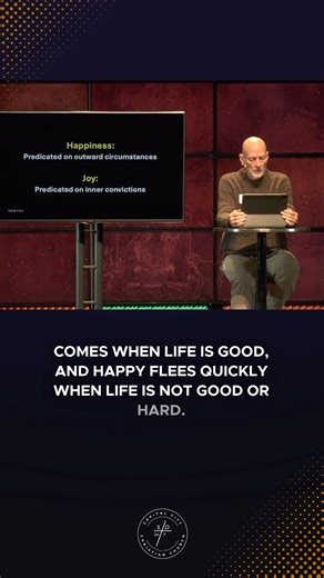 What's the real difference between happiness and joy? This powerful insight will change how you view life's ups and downs. While happiness depends on circumstances, joy comes from something much deeper... | Capital City Christian Church | Facebook