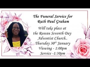 The Funeral Service for Ruth Paul Graham