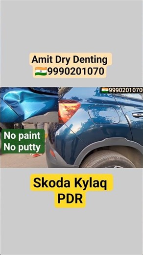 Skoda Kylaq Quarter Panel dent repair | PPF Safe | PDR Magic