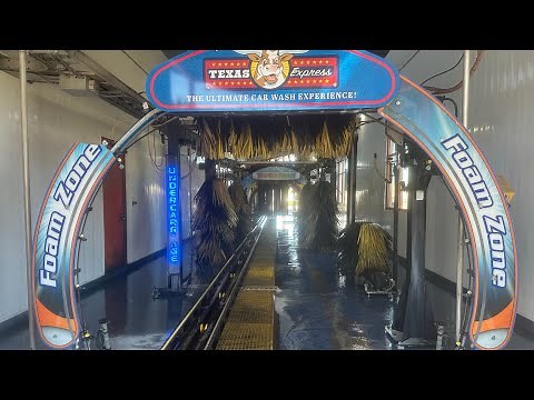 Texas Express Car Wash & Detail Spring TX Site (Outside View) MacNeil Equipment 4K