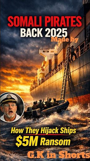 🚨 Somali Pirates – Here’s How They Hijack Ships #SomaliPirates #Piracy2025 #CaptainPhillips #pirates