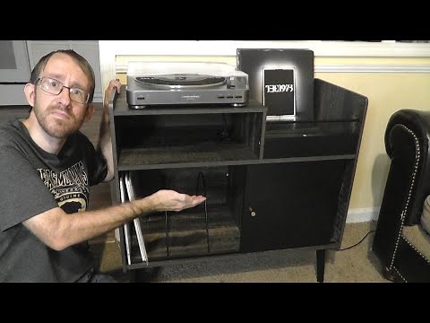 'Large Record Player Stand' From Amazon Setup and Review