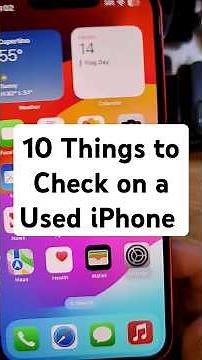 Checklist When Buying a Used iPhone