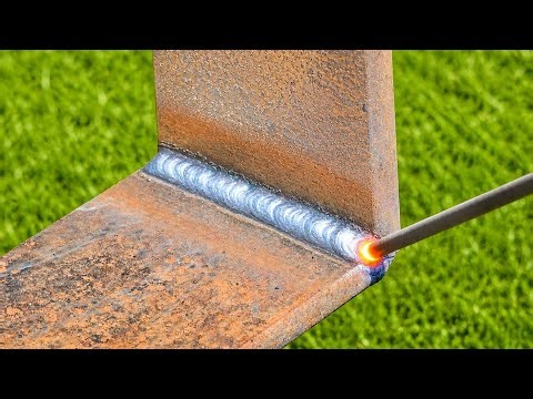 How to weld steel plates correctly! This welding technique and setting the electrode amperage
