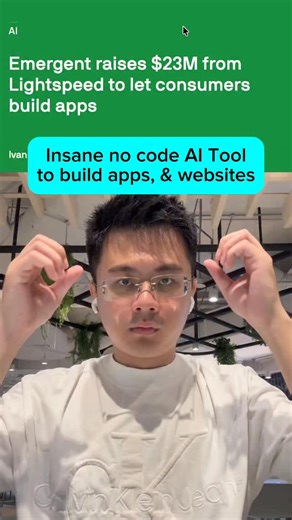 This AI startup just raised $23M after hitting 1M users $15M ARR in 3 months. And honestly… I get the hype. With Emergent, you can turn any idea into a production-ready app—no coding, no stress. I built an AI meeting note-taker in under 30 mins 🤯 👉 People are already making ad generators, recipe apps, even full SaaS platforms. What would YOU build first? 🔗 Link in bio to try it yourself. #AItools #AIapps #Emergent #AppBuilder #NoCode #AITech | Adam.Digital