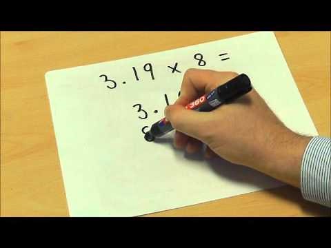 Year 6 Numeracy Multiplication using the short method with decimals and whole numbers