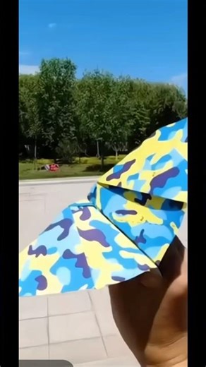 Easy flapping paper plane ✈️ tutorial## #diy #paperplane