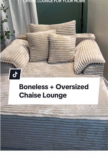 Discover the Ultimate Oversized Boneless Chaise Lounge