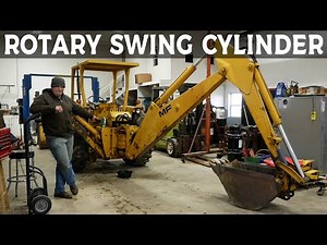 Massey Ferguson Backhoe Rotary Swing Cylinder Rebuild